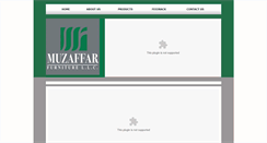 Desktop Screenshot of muzaffarfurniture.com