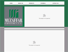 Tablet Screenshot of muzaffarfurniture.com